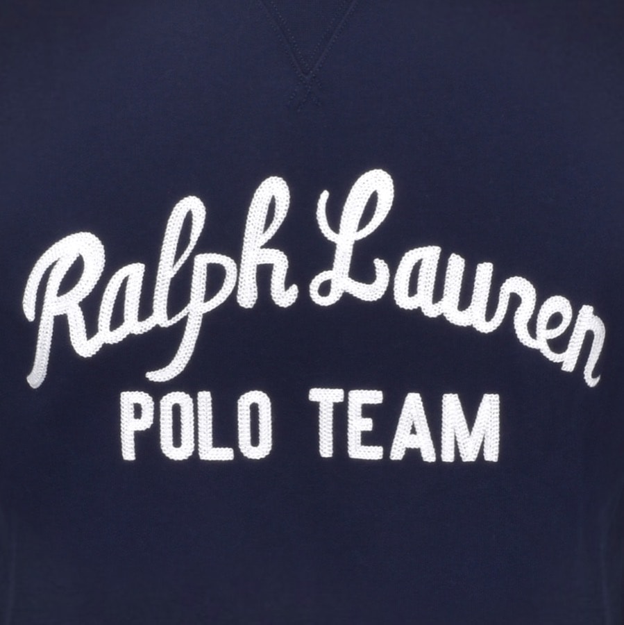 Alternative Image for ProductRalph Lauren Crew Neck Sweatshirt Navy3